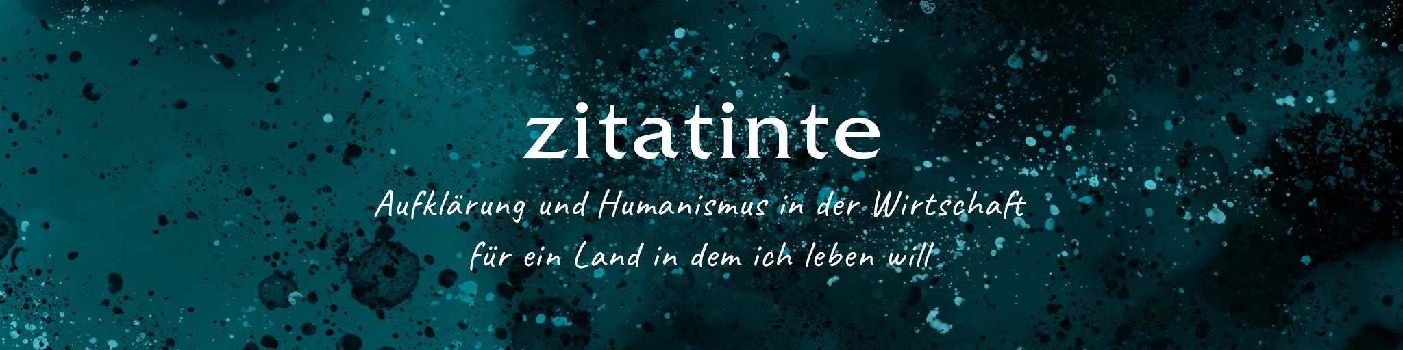 zitatinte: Zitate in Tinte. Bild: copy Franziska Köppe | zitatinte